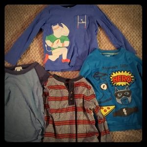 4 - Long Sleeve 3T Casual Shirts